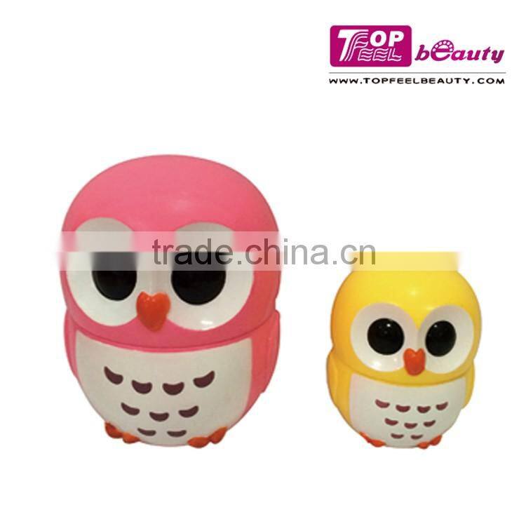 Multi-color owl shape lip balm for kids