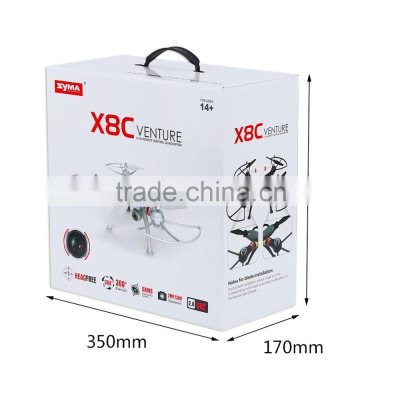 Orange SYMA X8C 2MP HD Camera 2.4G 4CH 6 Axis Gyro Quadcopter RTF Drone