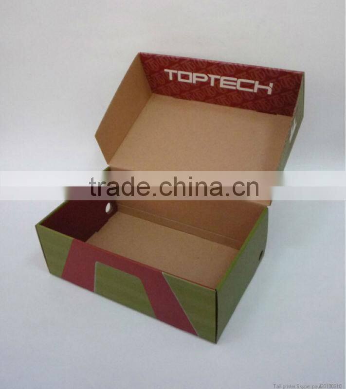 printed folding corrugated display boxes