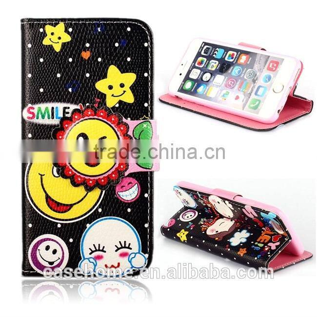 fashion Cute colorful PU leather Flip phone case for Sony Z5 leather case