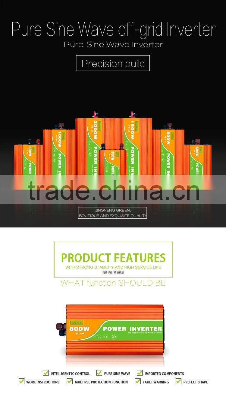 800W 12v 24v Pure sine wave inverter off grid inverter 3 years warranty