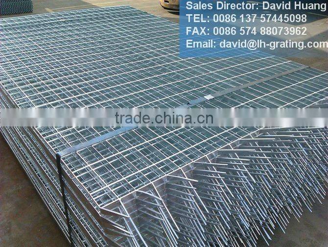 galvanized forge welded steel grating fence