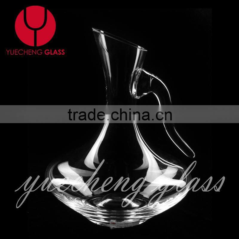 Glassware Manufacturer handmade clear crystal red wine glass decanter