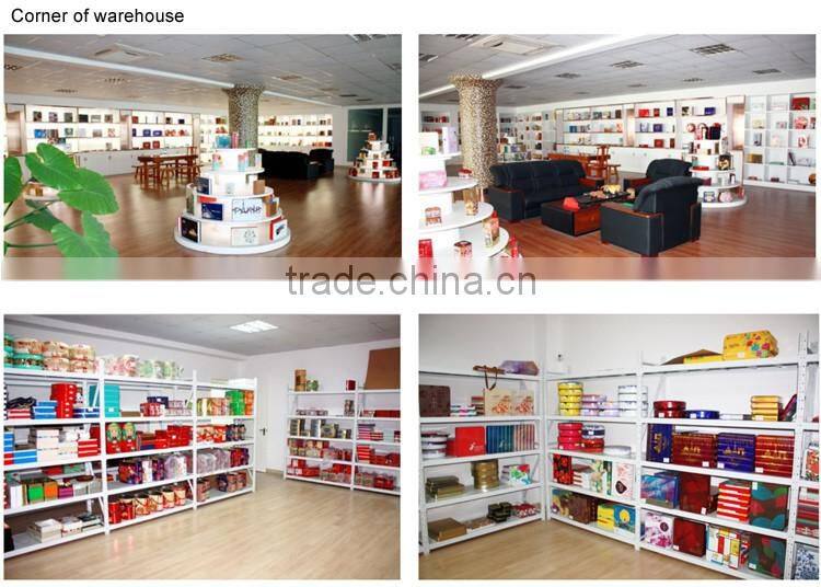 2016 cheap price candy round big gift packaging food metal tin box