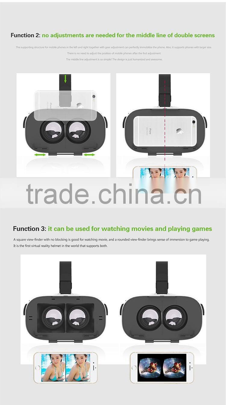 3d vr, vr case,vr box for Android and ios smart phones
