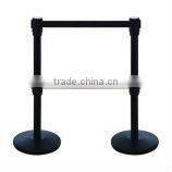 Dual-line Belt Barrier with double layer and retractable belt