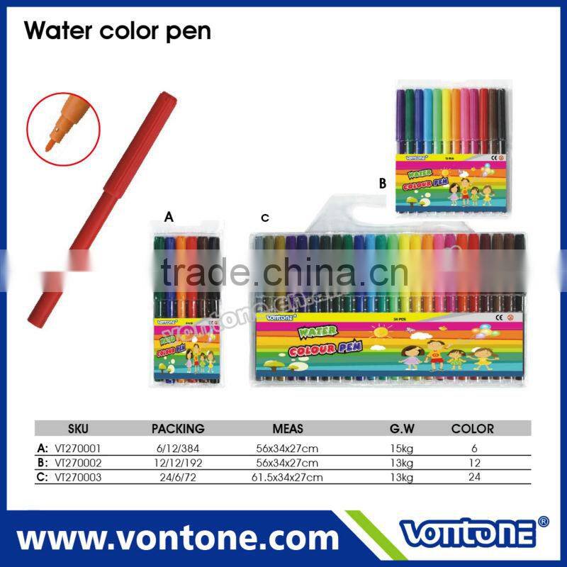 promotional plastic water colour pen for children