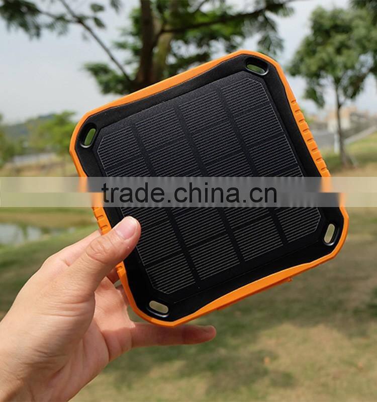 Popular solar power bank portable solar power bank solar outdoor camping solar power bank