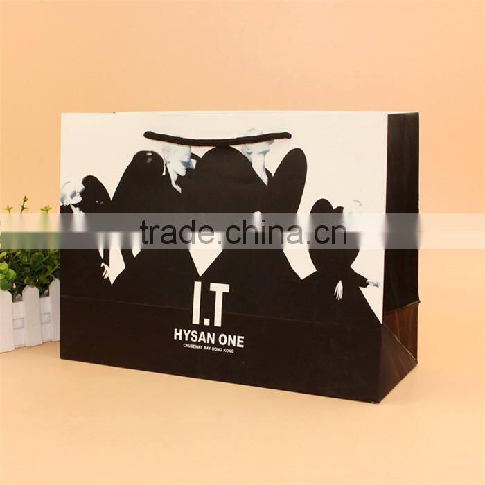 Professional Supplier Eco-Friendly Black Paper Bag