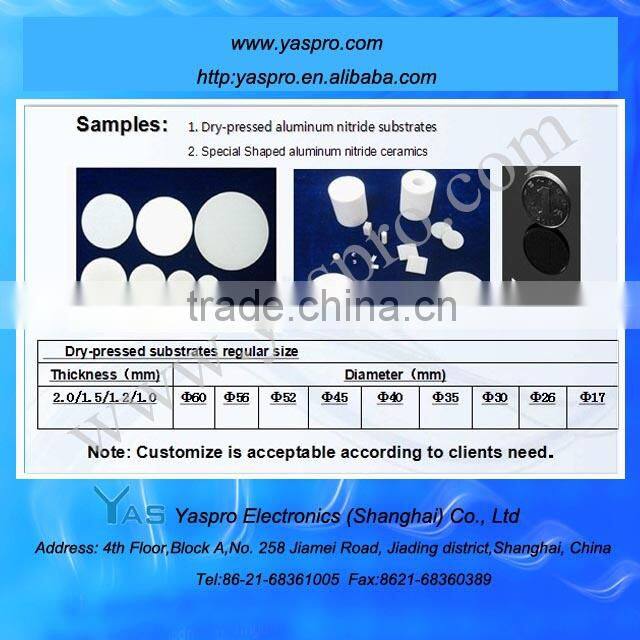 Aln Circuit Board(Thin Film Dpc/Dbc Substrate)Ceramic Pcb