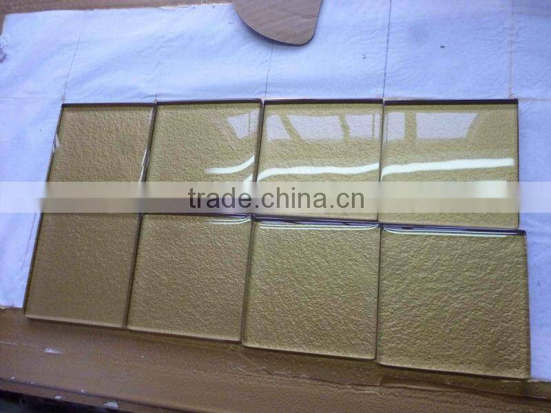 crystal glass wall tile large size 6"x24"