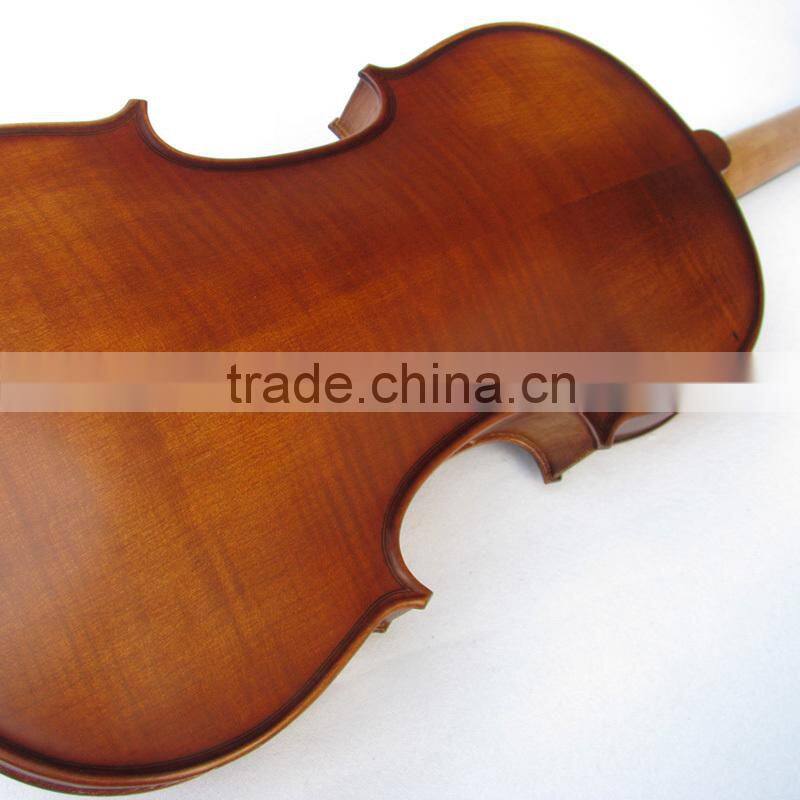 High Quality Flamed Matte Violin Brand Student German Violin 4/4