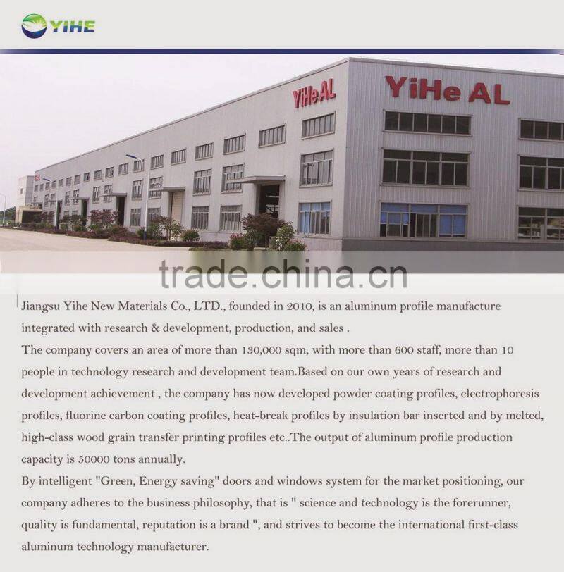 sand blasting aluminum frame for solar panel mounting system