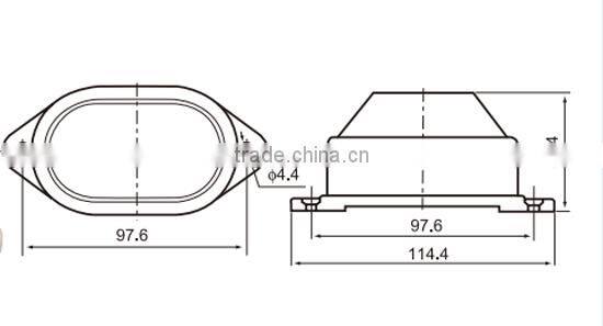CNTD LED Flashing Light 12V-240V Warning Light CE Approval C-3051