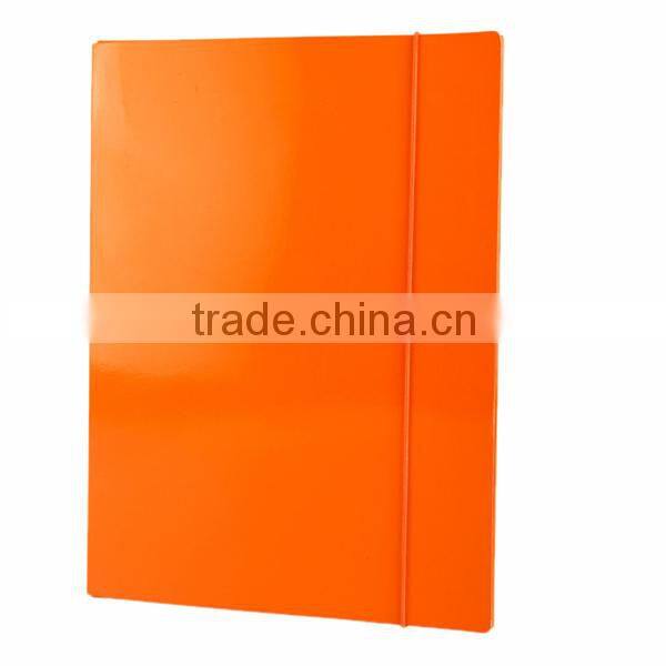 High Fashion Orange And Blue Color Expandable Folder, Hanging File Folder, File Folder With Elastic Bands