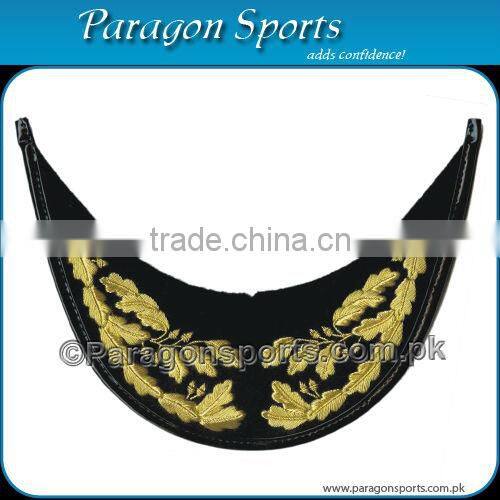 Gold Bullion Wire Handmade Double Row Peak Visor