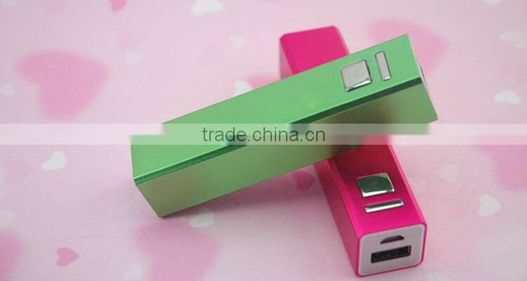 Christmas gift powerbank Portable 2000mAh 2200mAh 2600mAh aluminium mobile power bank Portable External Battery Charger