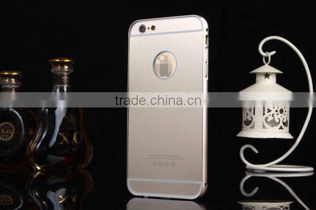 2015 Mobile Phone New Products For iPhone6 Case Metal PC Cover 2 in 1 Back Cases