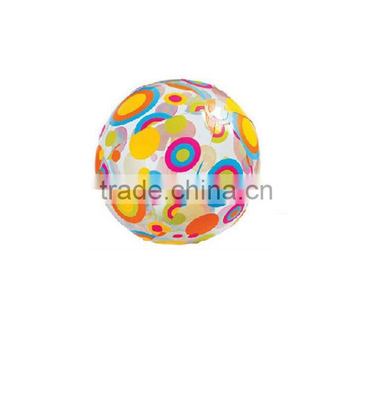 2016 Low price pvc inflatable beach ball with custom logo