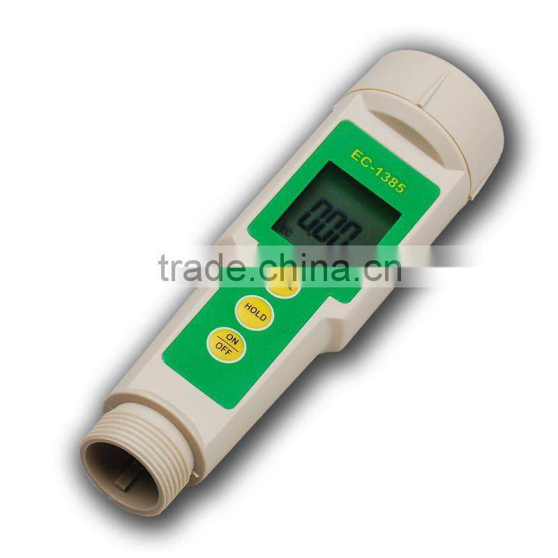 Waterproof Tester with Long Probe 19990 ppm Aquarium 3-in-1 EC CF TDS Meter