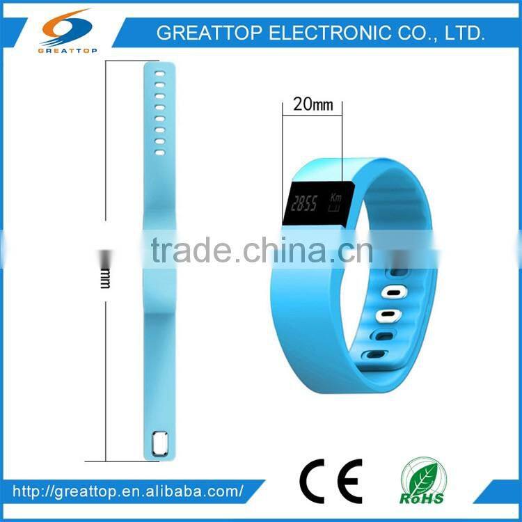 High Quality Cheap silicone wrist pedometer