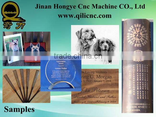 cnc router ql-1610 3d 80w reci laser cutting machine