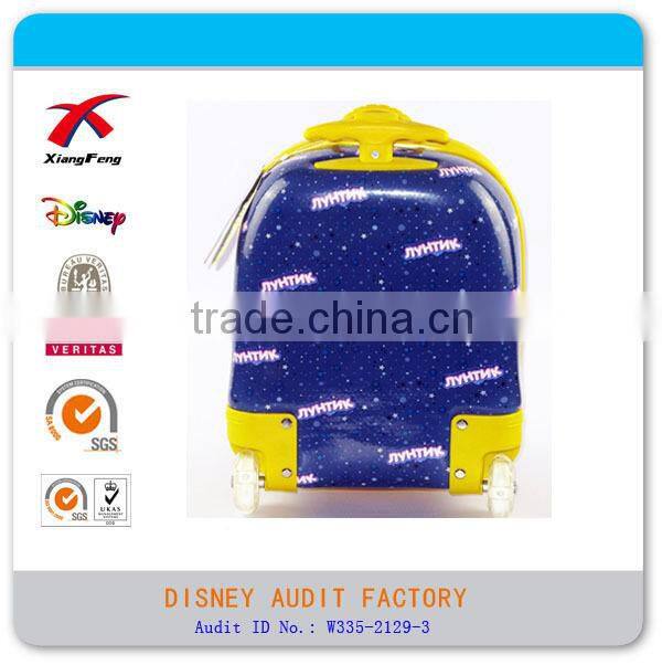 2015 3D cartoon kids trolley bag/ EVA kids school bag