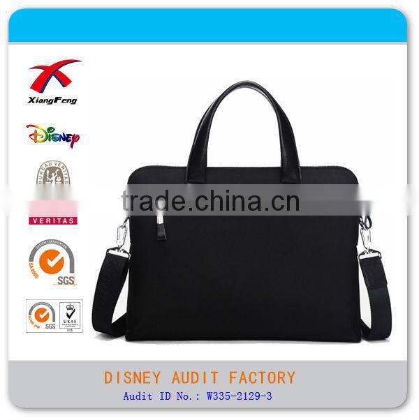 Fashion nylon men briefcase, business 14inch laptop briefcase