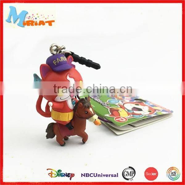 3D innovative plastic monster toy phone straps