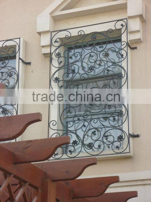 Top-selling modern artistic steel window fence