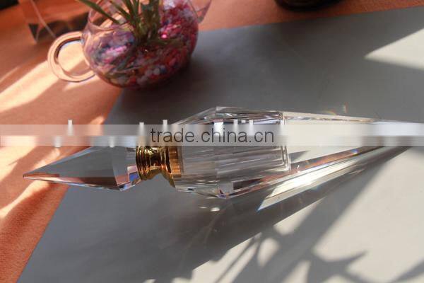 Crystal Pen holder with 3D laser Engraved Crystal Crafts