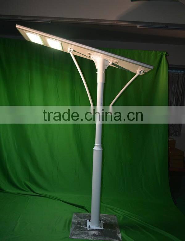 Solar power 110w all in one led street light, battery powered led street light