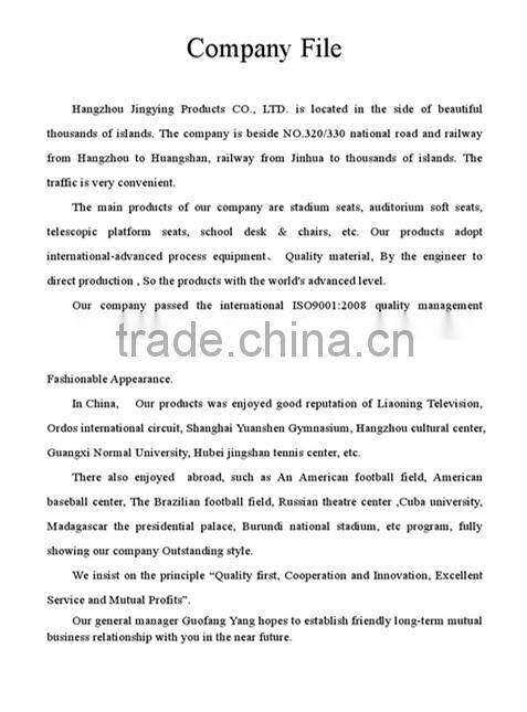 aluminum bleachers stabilizing grandstand with plastic chair