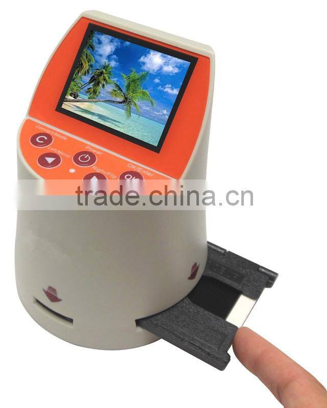 14MP Stand-alone high resolution film scanner 2.4" color screen 7-in-1 films supported film scanner