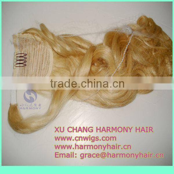 Harmony yaki human hair ponytail is available on stock