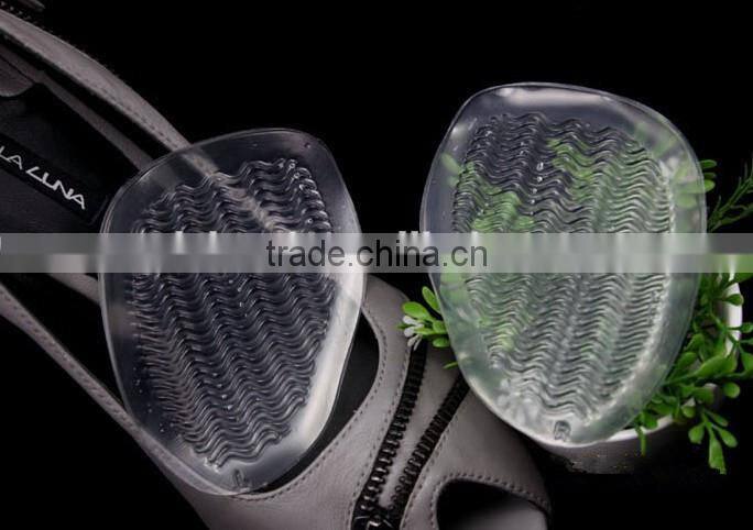 Wholesale relief foot pain silicone insole ball of foot gel cushion
