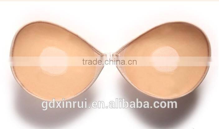 Double push up breast sexy ladies invisible strapless fashion bra