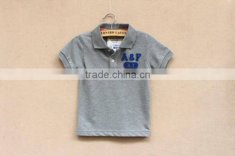 custom kids shirt 100% mesh cotton t shirt printed boys polo shirt