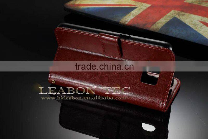 2015 Hot Selling Item Coach Wallet and Phone Case New Galaxy S6 Luxury Leather Casefor Galaxy S6 Case