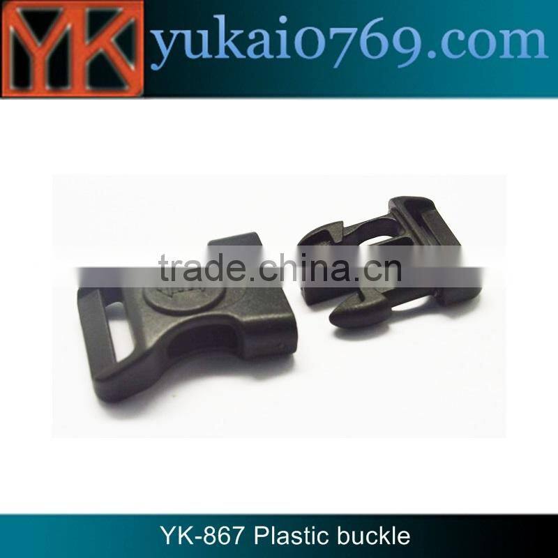 Yukai safety side release buckle/plastic curved side release buckle 25mm
