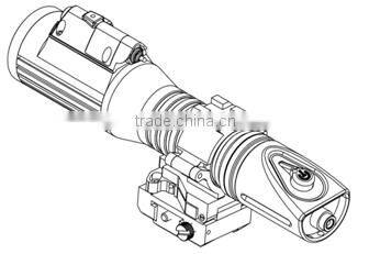 Tactical green Laser Sight and 1000 lumen led Cree Flash Light Combo for long gun