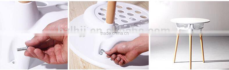 santang new wholesale indoor high-glossy K/D plastic dining table 1545a