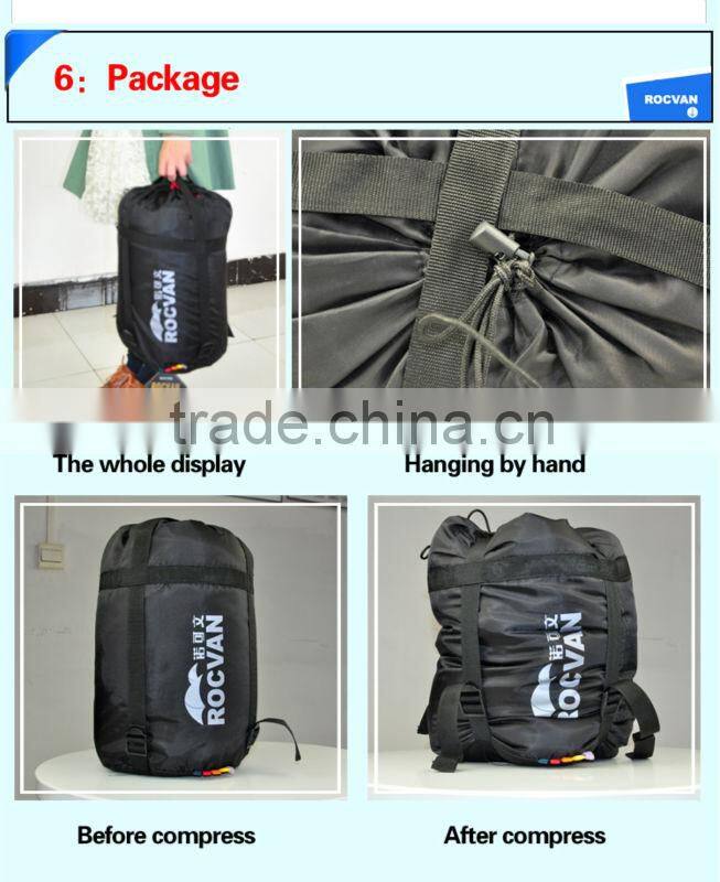 mummyshaped sleeping bag,top quality down sleeping bag