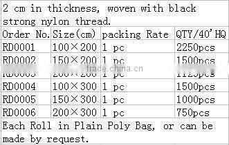 natural woven reed mat