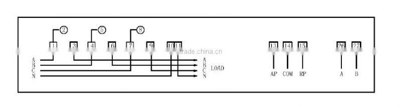 STS keypad Type Three Phase Prepayment Energy Meter