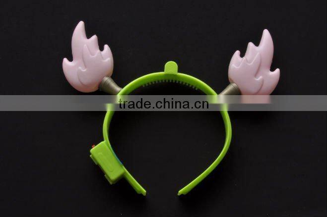 Flashing led head bopper star