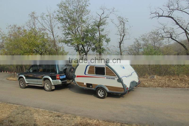 Teardrop outdoor travel camping trailer