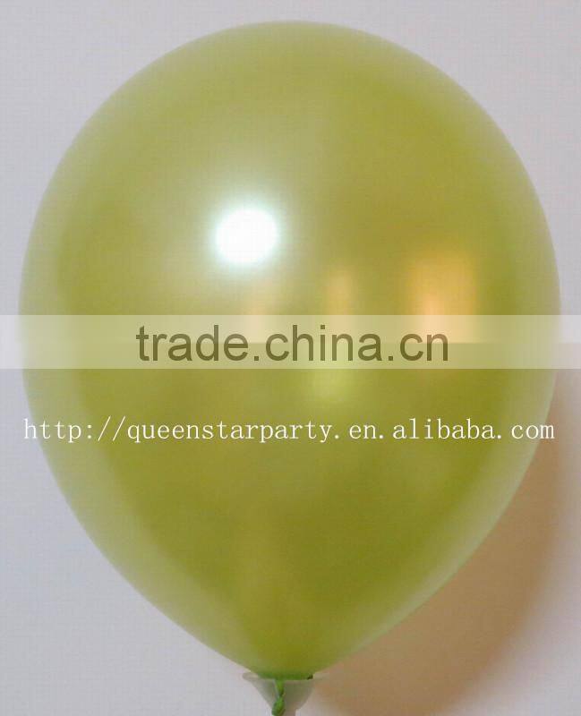 Latex balloons party balloons Metallic color mint Green