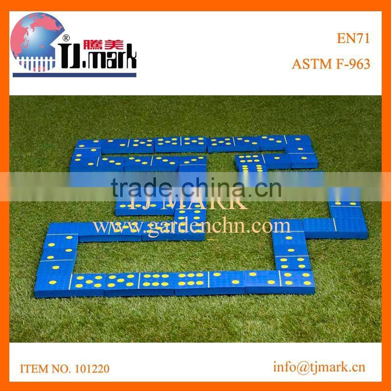 Funny toy wood garden game domino blocks