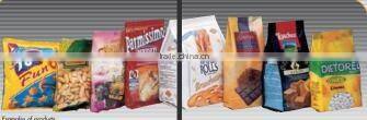 Granular, sheet, roll or irregular products such as candy, cookies, coffee, peanuts, , seeds, potato chips automatic sack packin